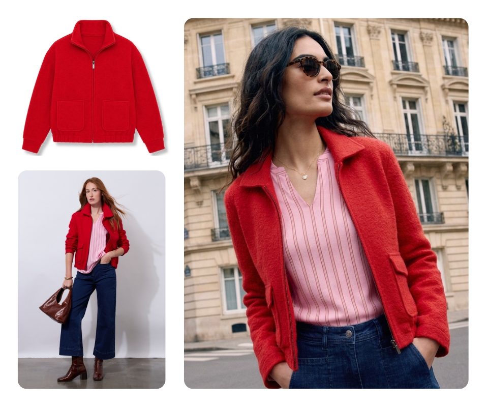 Blouson Rouge